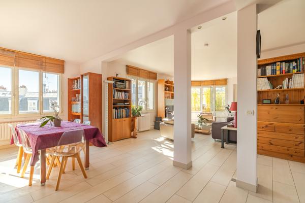 Boulogne Nord - Appartement familial 3/4 chambres ensoleillé - Dernier étage et balcon