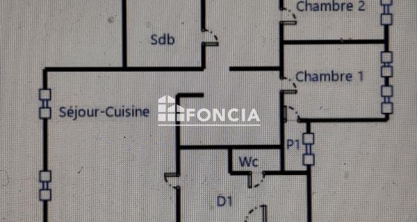 À vendre Appartement 3 pièces 60 m² - Saint-étienne 42000