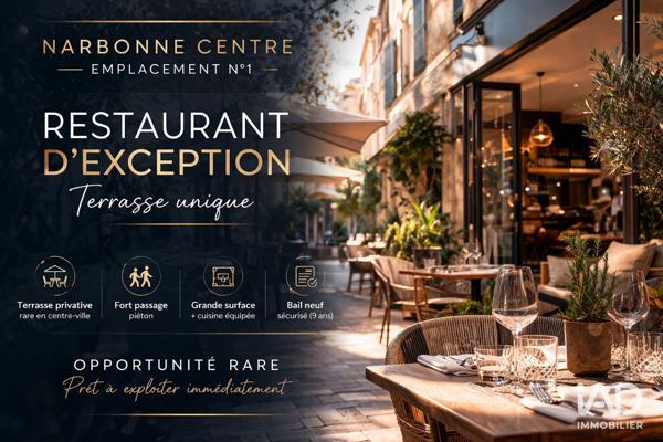 Restaurant à vendre 140 m² Narbonne