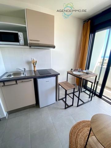 Studio meublé de 23,46m2 Rés. TRYPTIK à Ste Clotilde