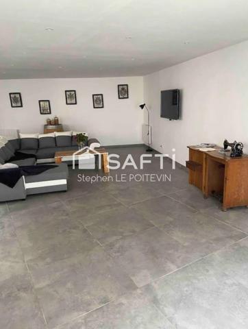 Maison T5 type loft avec garage et terrasse