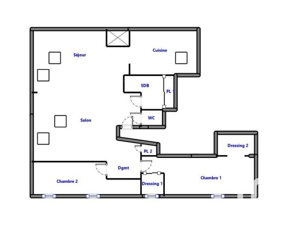 Appartement à vendre 3 pièces 57 m² Montivilliers