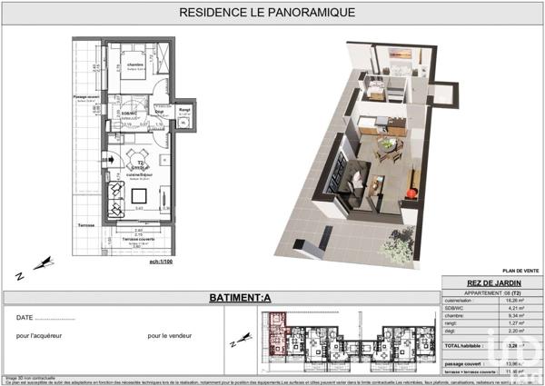 Appartement à vendre 2 pièces 33 m² Bastelicaccia
