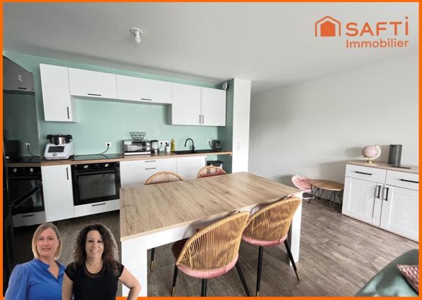 Appartement 3 pièces récent avec 2 places de parking