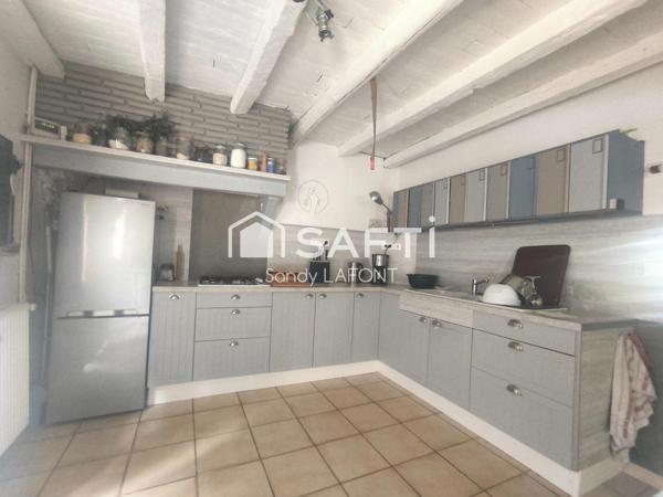 Jolie maison de122m² avec terrain 736m²