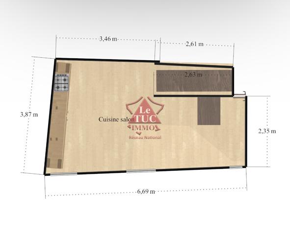 Appartement T2 de 34 m2 duplex BAR SUR LOUP Loup Le Bar-sur-Loup (06620)