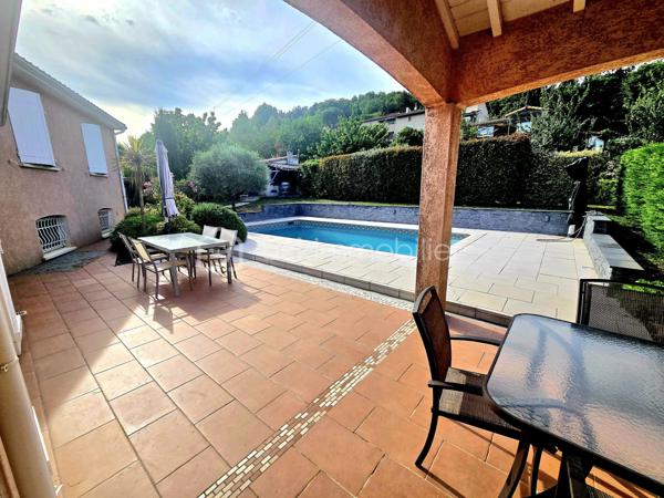 EXCLUSIVITÉ 
Cette villa, nichée dans un quartier prisé de Payrin-Augmontel, vous accueille avec son jardin paysager et son allée goudronnée.

Au rez-de-chaussée, elle se compose d'un hall d'entrée avec toilettes, d'un vaste espace de vie intégrant une cuisine ouverte et un salon agrémenté d'un poêle à bois, l'ensemble s'ouvrant sur un extérieur doté d'une piscine maçonnée et de sa grande plage ainsi que de deux terrasses.

Le demi-étage supérieur abrite trois chambres équipées de placards intégrés, ainsi qu'une salle de bain avec toilettes.

Le demi-sous-sol comprend une chambre spacieuse (pouvant servir de salle de jeux ou d'atelier), une buanderie et un espace de rangement.

À l'extérieur, un garage double offre un accès à l'avant et à l'arrière de la propriété.
Une visite est recommandée pour se rendre compte du potentiel de ce bien !