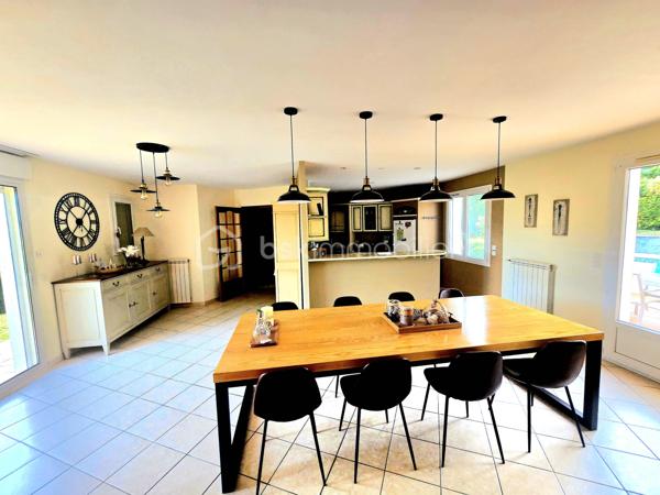 EXCLUSIVITÉ 
Cette villa, nichée dans un quartier prisé de Payrin-Augmontel, vous accueille avec son jardin paysager et son allée goudronnée.

Au rez-de-chaussée, elle se compose d'un hall d'entrée avec toilettes, d'un vaste espace de vie intégrant une cuisine ouverte et un salon agrémenté d'un poêle à bois, l'ensemble s'ouvrant sur un extérieur doté d'une piscine maçonnée et de sa grande plage ainsi que de deux terrasses.

Le demi-étage supérieur abrite trois chambres équipées de placards intégrés, ainsi qu'une salle de bain avec toilettes.

Le demi-sous-sol comprend une chambre spacieuse (pouvant servir de salle de jeux ou d'atelier), une buanderie et un espace de rangement.

À l'extérieur, un garage double offre un accès à l'avant et à l'arrière de la propriété.
Une visite est recommandée pour se rendre compte du potentiel de ce bien !