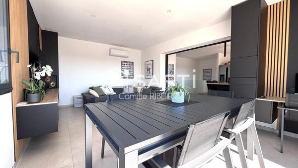 SERIGNAN,VILLA  ARCHITECTE T4,PISCINE,JACUZZI,GARAGE ET PLACES DE PARKING