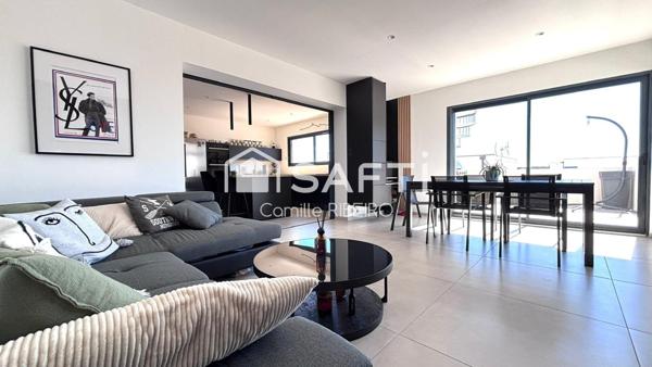 SERIGNAN,VILLA  ARCHITECTE T4,PISCINE,JACUZZI,GARAGE ET PLACES DE PARKING
