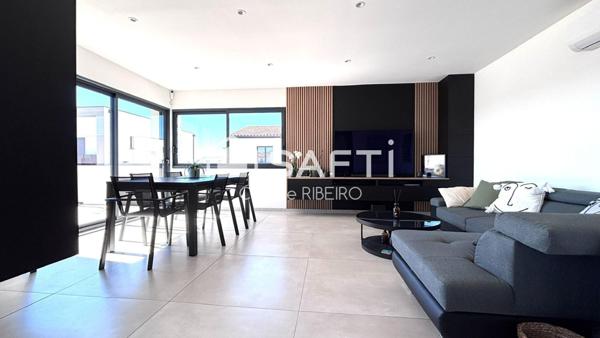 SERIGNAN,VILLA  ARCHITECTE T4,PISCINE,JACUZZI,GARAGE ET PLACES DE PARKING