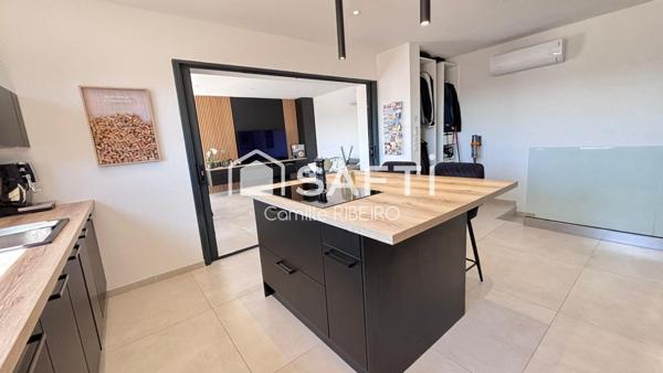 SERIGNAN,VILLA  ARCHITECTE T4,PISCINE,JACUZZI,GARAGE ET PLACES DE PARKING