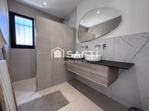 SERIGNAN,VILLA  ARCHITECTE T4,PISCINE,JACUZZI,GARAGE ET PLACES DE PARKING