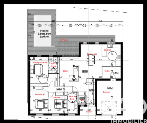 Maison à vendre 4 pièces 118 m² Launaguet