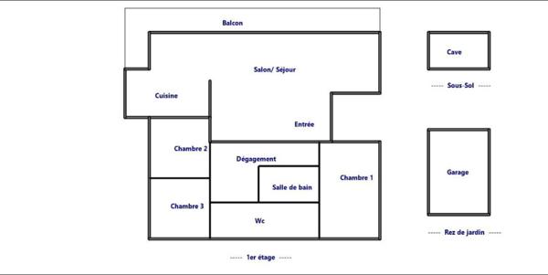 Magnifique T4 traversant à La Motte Servolex - Rare sur le marché !