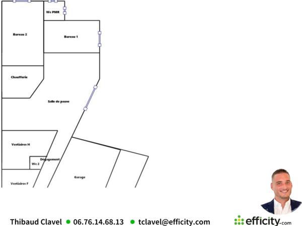Local Commercial 3 pièces - 110 m²
