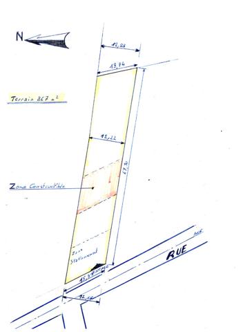 A SAISIR Terrain 867m² "LOT 1" en village proche "La Sicaudais" ARTHON