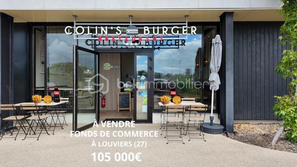 🍔 À VENDRE – FONDS DE COMMERCE DE RESTAURATION RAPIDE « COLLIN'S BURGER » À LOUVIERS (27) 🍔
💥 UNE OPPORTUNITÉ CLÉ EN MAIN AU FORT POTENTIEL DE DÉVELOPPEMENT !
Vous souhaitez reprendre une affaire rentable, reconnue localement et immédiatement exploitable ? Découvrez Collin's Burger, une enseigne appréciée bénéficiant d'une excellente notoriété et d'une clientèle fidèle.
Idéalement situé à Louviers, à proximité immédiate de l'A13 et au cœur d'un environnement commercial dynamique, cet établissement profite d'un emplacement stratégique offrant visibilité, accessibilité et attractivité.

⭐ LES ATOUTS DE CETTE AFFAIRE

✔ Restaurant reconnu et apprécié de sa clientèle
✔ 20 places assises en salle
✔ 20 places en terrasse
✔ Parking à proximité immédiate
✔ Matériel professionnel complet en excellent état (moins de 3 ans)
✔ Établissement aux normes avec sanitaires PMR
✔ Aucun investissement à prévoir
✔ Reprise immédiate possible

📈 UN POTENTIEL DE CROISSANCE IMPORTANT

L'activité actuelle est exploitée du mardi au samedi, midi et soir, laissant de réelles perspectives de développement :
✔ Déploiement de la livraison
✔ Renforcement de la vente à emporter
✔ Extension des horaires et jours d'ouverture

💼 UNE AFFAIRE SAINE ET RENTABLE
L'établissement bénéficie d'un chiffre d'affaires attractif, d'une clientèle régulière et d'une excellente réputation locale.

 ✔ Prix de vente : 105 000 €
 ✔ Loyer : 1 562 € TTC / mois

 ✔ Une opportunité rare sur le secteur. Contactez moi dès maintenant pour découvrir tout                       le potentiel de cette belle affaire !
      Malika COULANGES
      Conseillère Immobilier – BSK Immobilier
      📞06 83 30 17 01