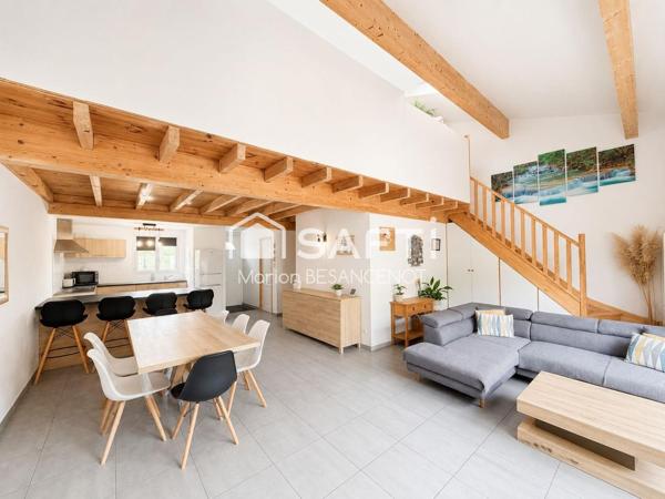 Maison T4 traversante 110m² avec jardin