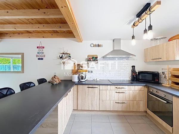 Maison T4 traversante 110m² avec jardin