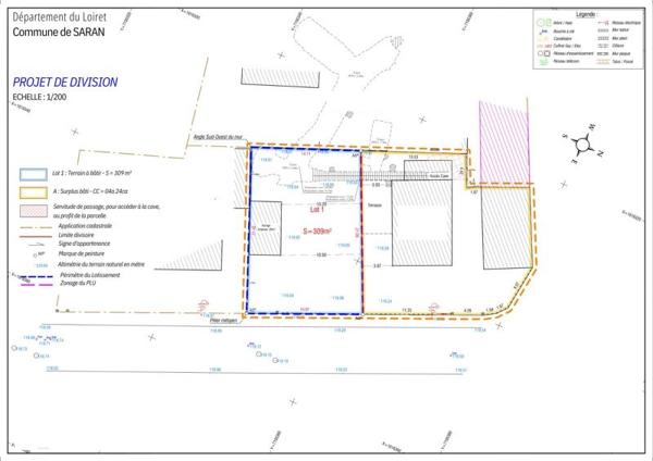 Terrain à vendre |  Saran |  309 m²