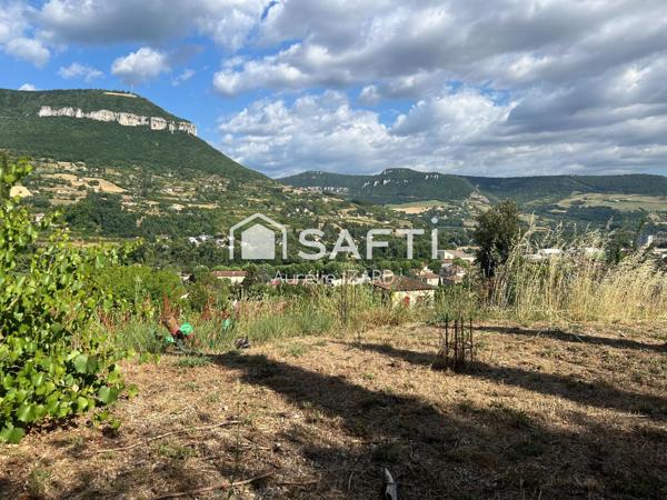 Terrain d'exception, vue imprenable sur la Pouncho