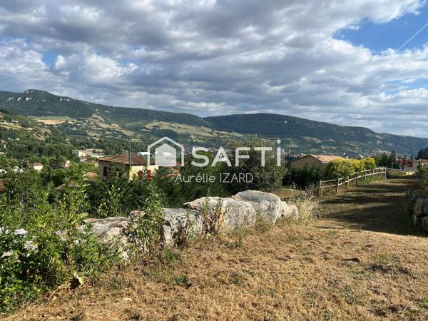 Terrain d'exception, vue imprenable sur la Pouncho
