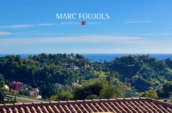 3 pièces neuf avec vue mer, balcon et parking, situé sur les hauteurs de Menton