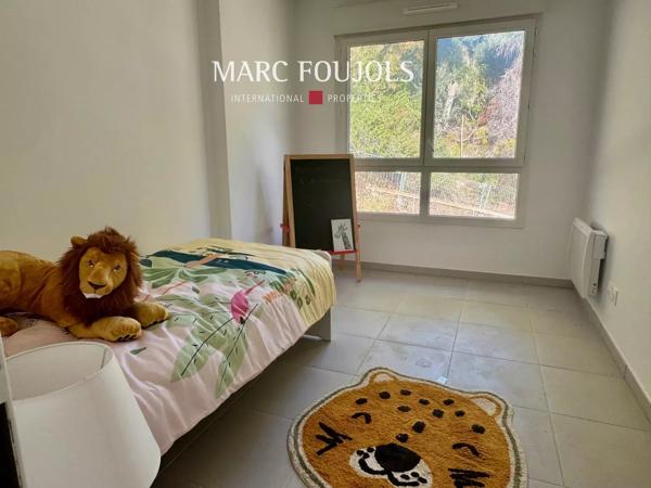 3 pièces neuf avec vue mer, balcon et parking, situé sur les hauteurs de Menton