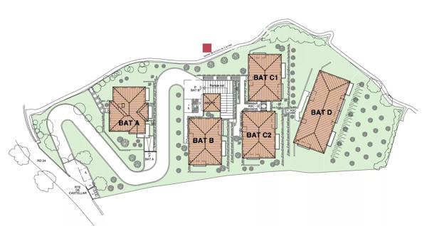 3 pièces neuf avec vue mer, balcon et parking, situé sur les hauteurs de Menton