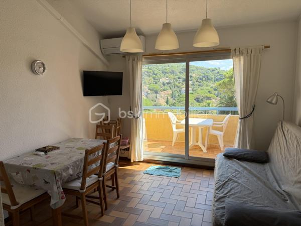 Un pied-à-terre idéal à proximité de la mer !

Proche des plages, du port et du centre-ville, venez découvrir ce charmant appartement 2 pièces Climatisé, vendu entièrement meublé, offrant 35 m² habitables.

Situé dans une résidence de Standing Sécurisée avec gardien, au cœur d'un environnement calme et verdoyant, ce bien constitue une belle opportunité pour profiter de Cavalaire tout au long de l'année ou pour un investissement locatif.

L'appartement propose une organisation fonctionnelle avec une entrée avec placard, une chambre, une salle de bains avec WC et une agréable pièce de vie avec cuisine ouverte.

La pièce de vie s'ouvre sur une terrasse exposée Est, avec une vue dégagée particulièrement agréable sur la piscine et les jardins paysagers de la résidence, complétée par un aperçu mer.

Autre véritable atout : une mezzanine de plus de 9 m², offrant un espace supplémentaire qui pourra être utilisé comme couchage, bureau ou espace détente.

UNE RÉSIDENCE IDÉALE POUR PROFITER DE CAVALAIRE

Vous bénéficierez d'un cadre de vie privilégié avec :

🏊 Une piscine
🌳 De beaux jardins paysagers
🎯 Un terrain de pétanque
🛡️ Un gardien et un accès sécurisé
🤫 Un environnement calme et préservé

Une place de stationnement privative vient compléter le bien.

LES POINTS FORTS

⭐ 35 m² habitables / 27 m² Loi Carrez
⭐ Appartement vendu entièrement meublé
⭐ Climatisation
⭐ Mezzanine de plus de 9 m²
⭐ Terrasse exposée Est
⭐ Vue piscine et jardins
⭐ Aperçu mer
⭐ Piscine dans la résidence
⭐ Gardien
⭐ Parking privatif
⭐ DPE C / A
⭐ À quelques pas des plages, du port et du centre-ville
⭐ Charges de copropriété : 122 € / mois

Que ce soit pour vos vacances, votre résidence secondaire ou un investissement locatif, ce bien offre un excellent compromis entre confort, environnement et proximité des principaux attraits de Cavalaire-sur-Mer.

À découvrir sans tarder.

📞 Olivier PROUST
Agent Mandataire Immobilier indépendant
📱 06 61 53 40 05
📧 o.proust@bskimmobilier.com