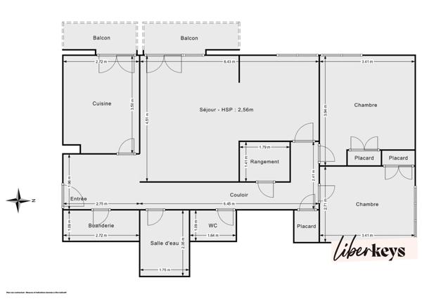 Appartement 4 pièces de 78.82m² - Proche gare - Saint-Brieuc