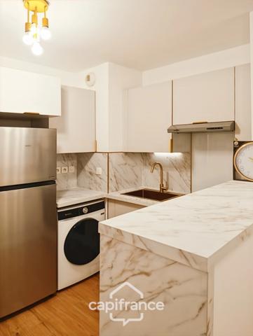 Charmant appartement 2 pièces de 36 m² avec terrasse et jardin – Entièrement rénové-parking.