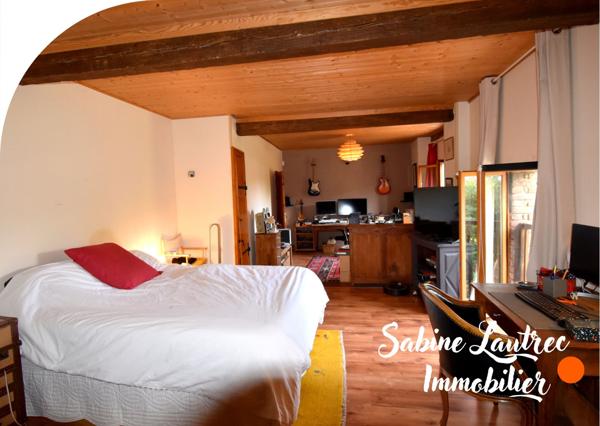 Gaillac (81600) Authentique ferme viticole rénovée – Charme, volumes + deux logements indépendants