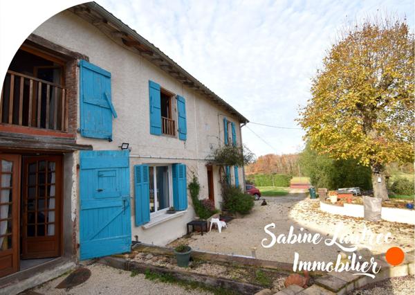 Gaillac (81600) Authentique ferme viticole rénovée – Charme, volumes + deux logements indépendants