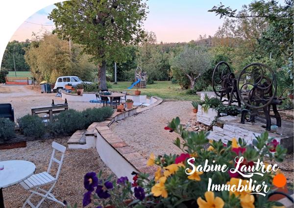 Gaillac (81600) Authentique ferme viticole rénovée – Charme, volumes + deux logements indépendants