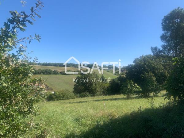 Terrain constructible avec vue dégagée