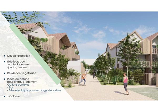 Vente VEFA T3 71,1m2 avec parking