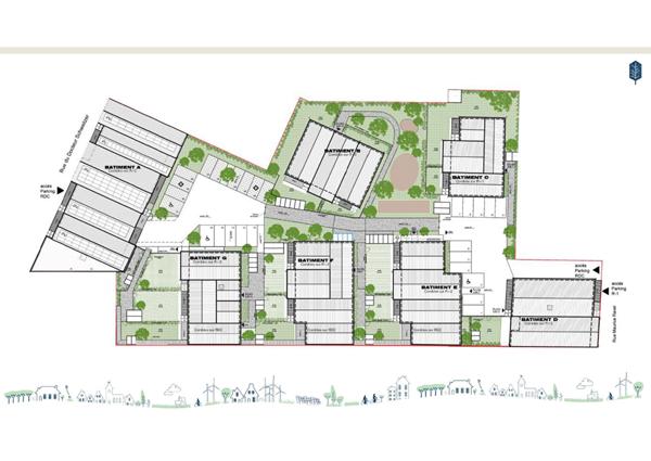 Vente VEFA T3 71,1m2 avec parking