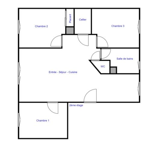 Appartement à vendre 4 pièces 66 m² Bougival