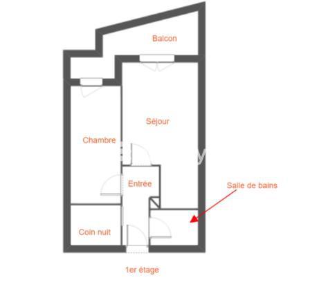 Appartement 2 pièces - 34 m²