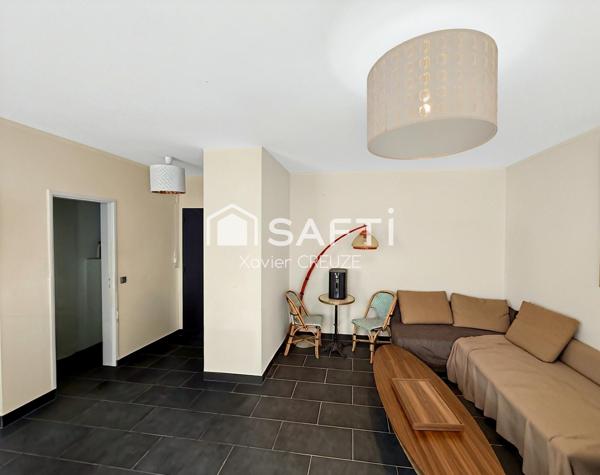 2 pièces de 44 m² quartier recherché, proche métro