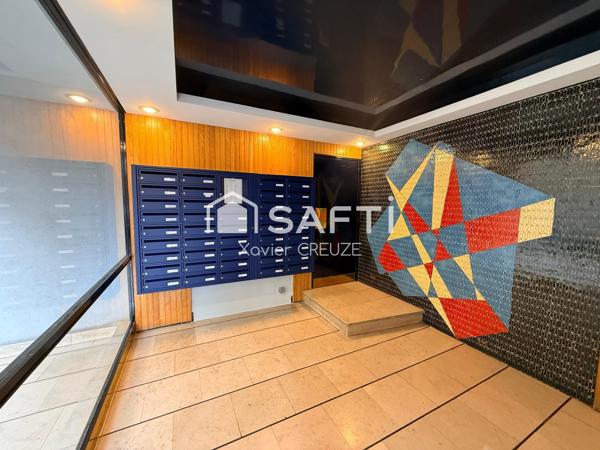 2 pièces de 44 m² quartier recherché, proche métro