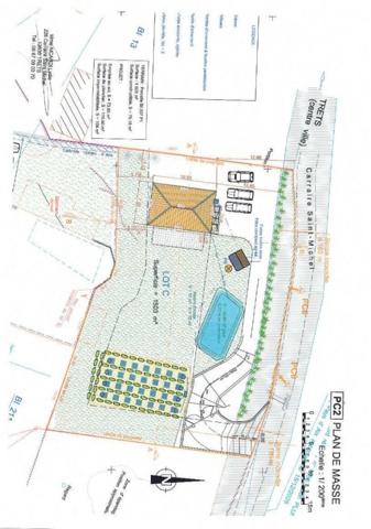 TRETS - PROCHE CENTRE VILLE - TERRAIN A BATIR - VUE SAINTE VICTOIRE ET MONT AURELIEN- 1 503 M2 - MAISON 147 M2 EN R+1 - PISCINE - 240 000€