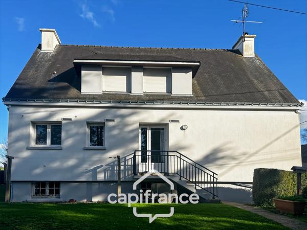 CHARMANTE MAISON NÉO-BRETONNE – 7 PIÈCES – 134 m² HABITABLES – 4 CHAMBRES – SOUS-SOL COMPLET