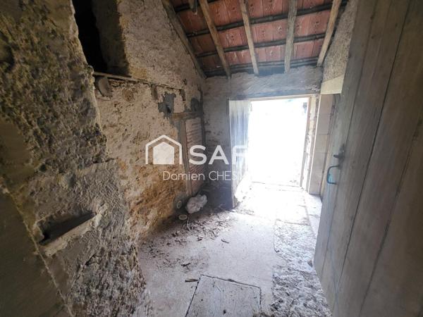 Maison avec terrain et fort potentiel à rénover