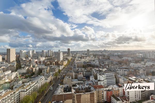 VUE EXCEPTIONNELLE - 4 pièces de 80 m² - TOUR BÉRYL