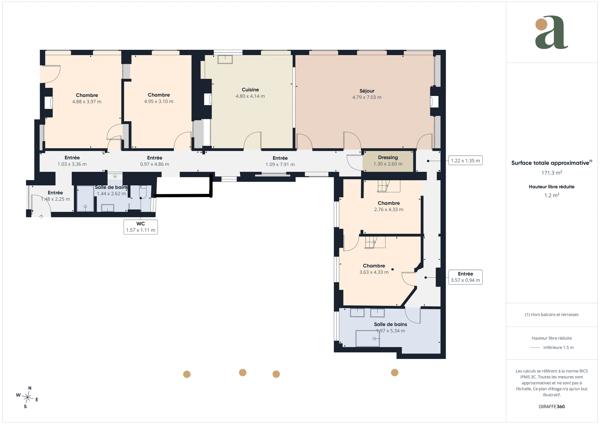 Spacieux appartement familial de 176 m², hyper-centre Rue de la Résistance en vente à Saint-Étienne (42000)