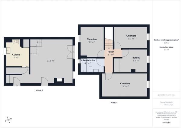 Maison familiale T5 avec terrasse dans une résidence sécurisée en vente à Marseille(13010)