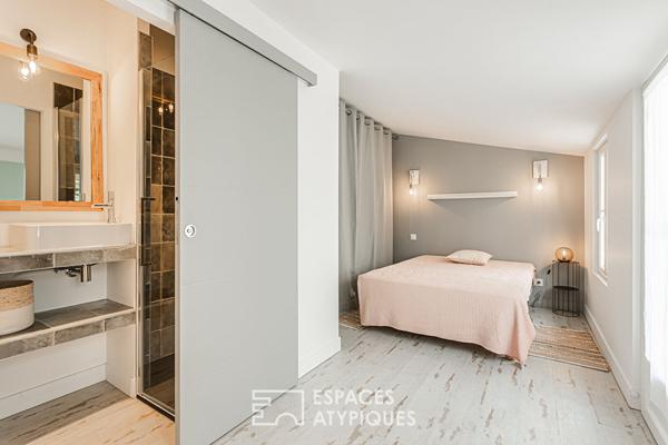 Ancien chai viticole réhabilité en loft